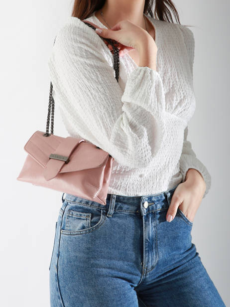 Cross Body Tas Jana Amour Leder Etrier Roze jana amour EJAM002R ander zicht 1